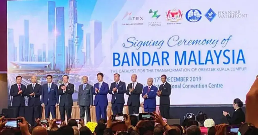 Signing Ceremony of Bandar Malaysia Project