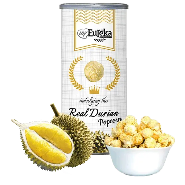 Durian Flavoured Popcorns by myEureka