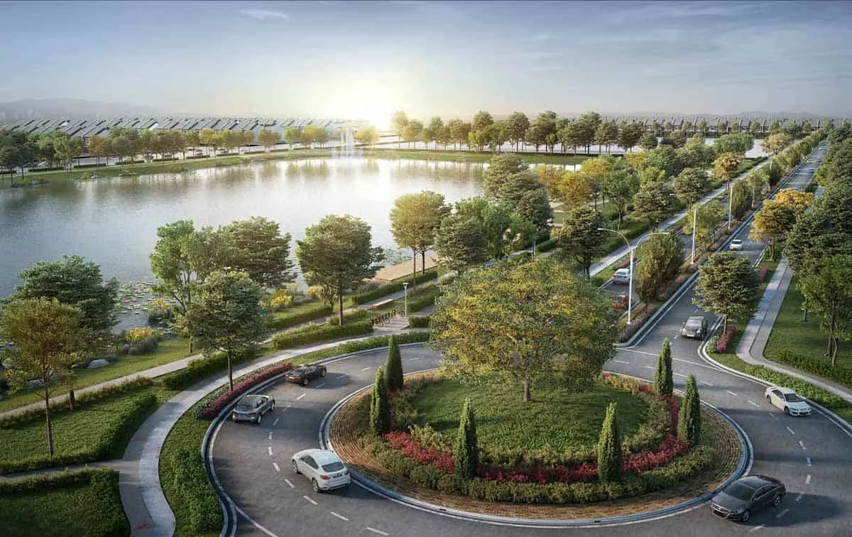 OSK Property's Iringan Bayu Lake View from 100ft road