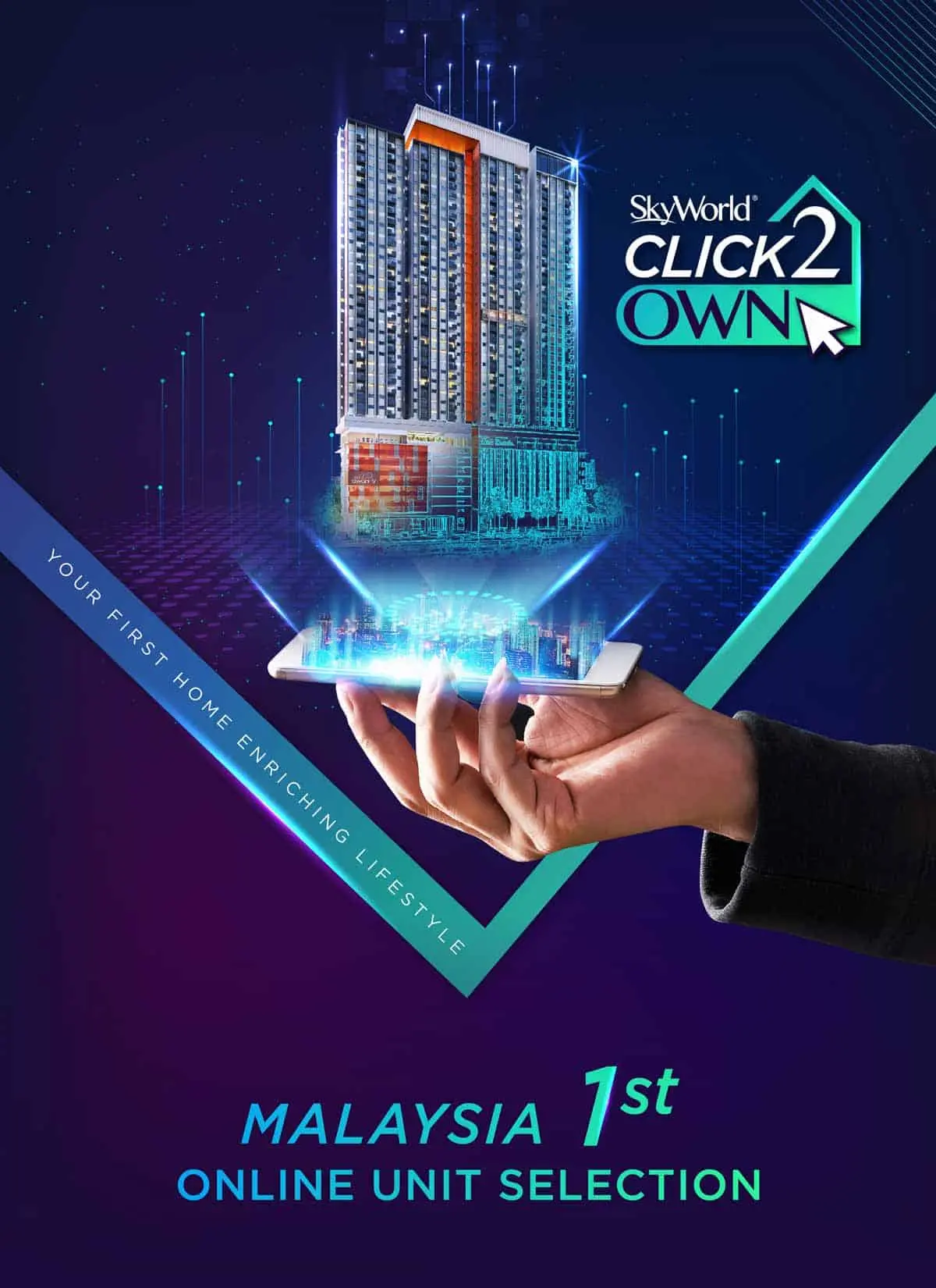 Skyworld Click2Own Promotional Poster