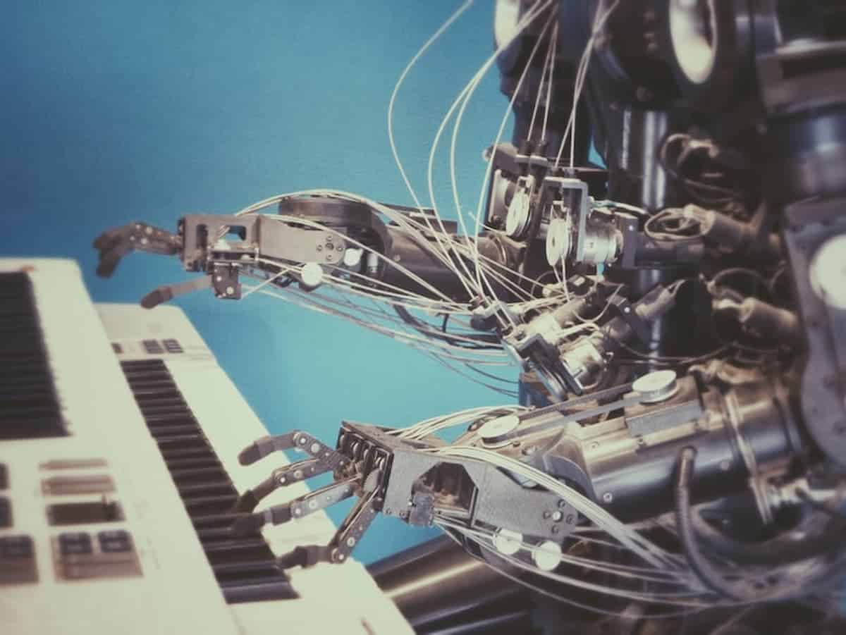 Robot as a professional piano player.