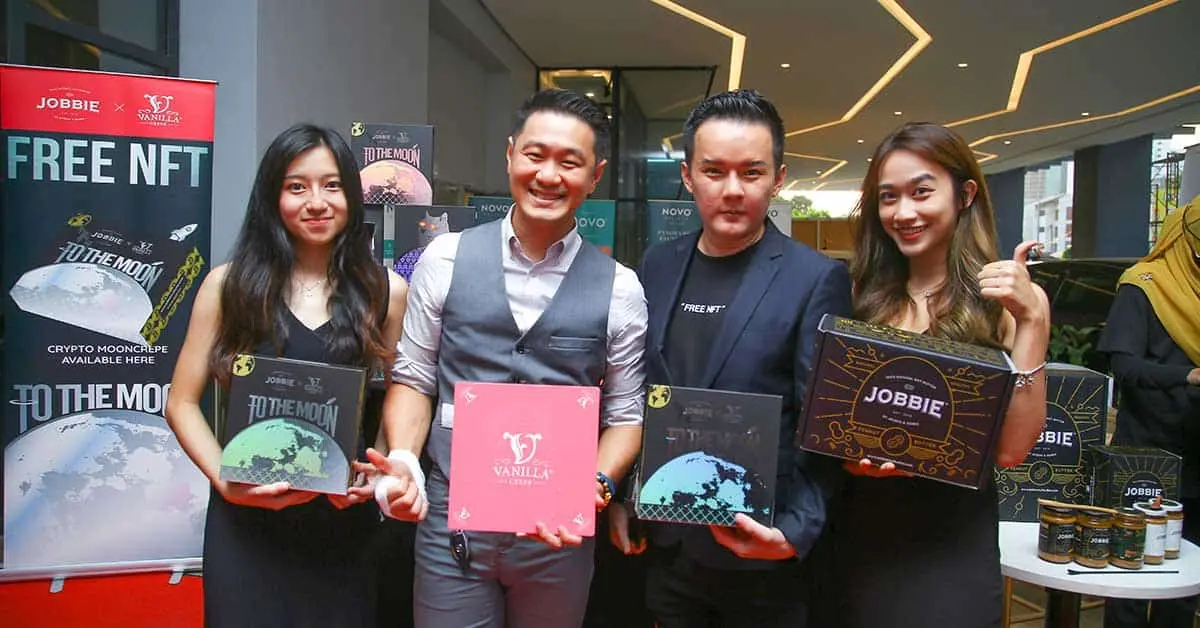 Picture of the To The Moon Mooncrepe event launch