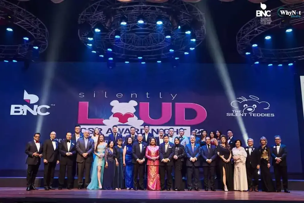Group Picture of the BNC Silently Loud CSR Award Night 2022