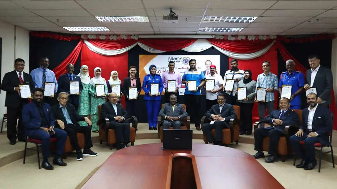 Photo of MyBinary Unity Scholarship Ceremony