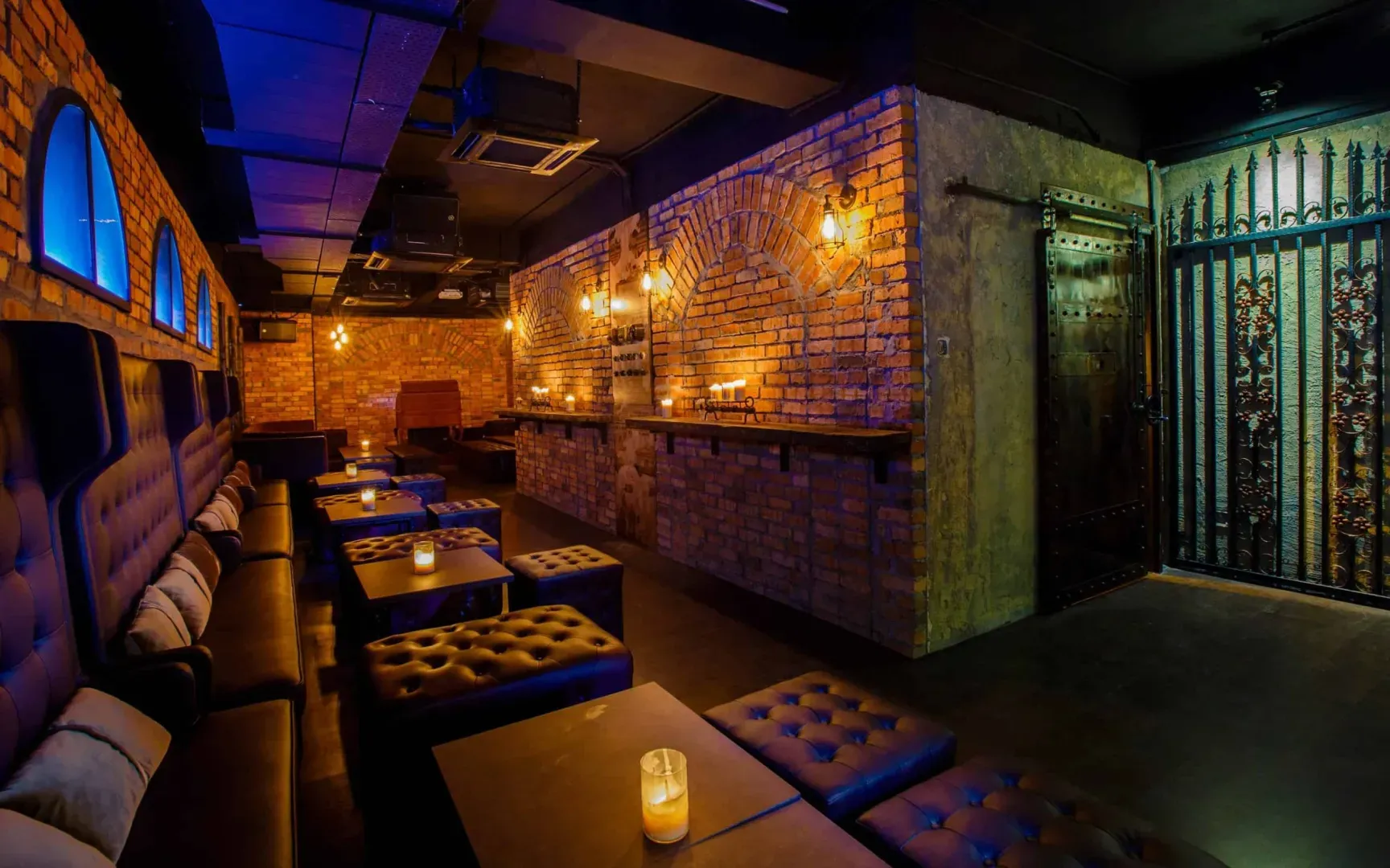 The interior of The Vault Bar KL with its gothic ambience