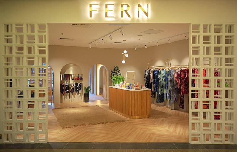 The entrance of a FERN store