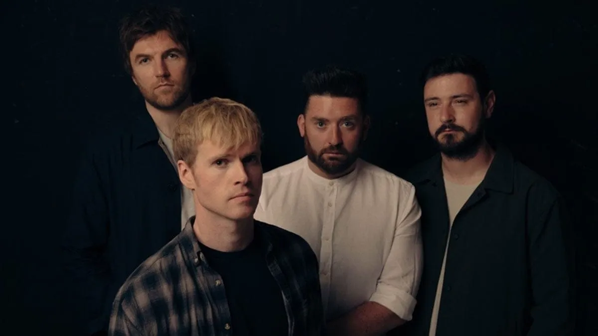 Kodaline posing for photo for concord magazine