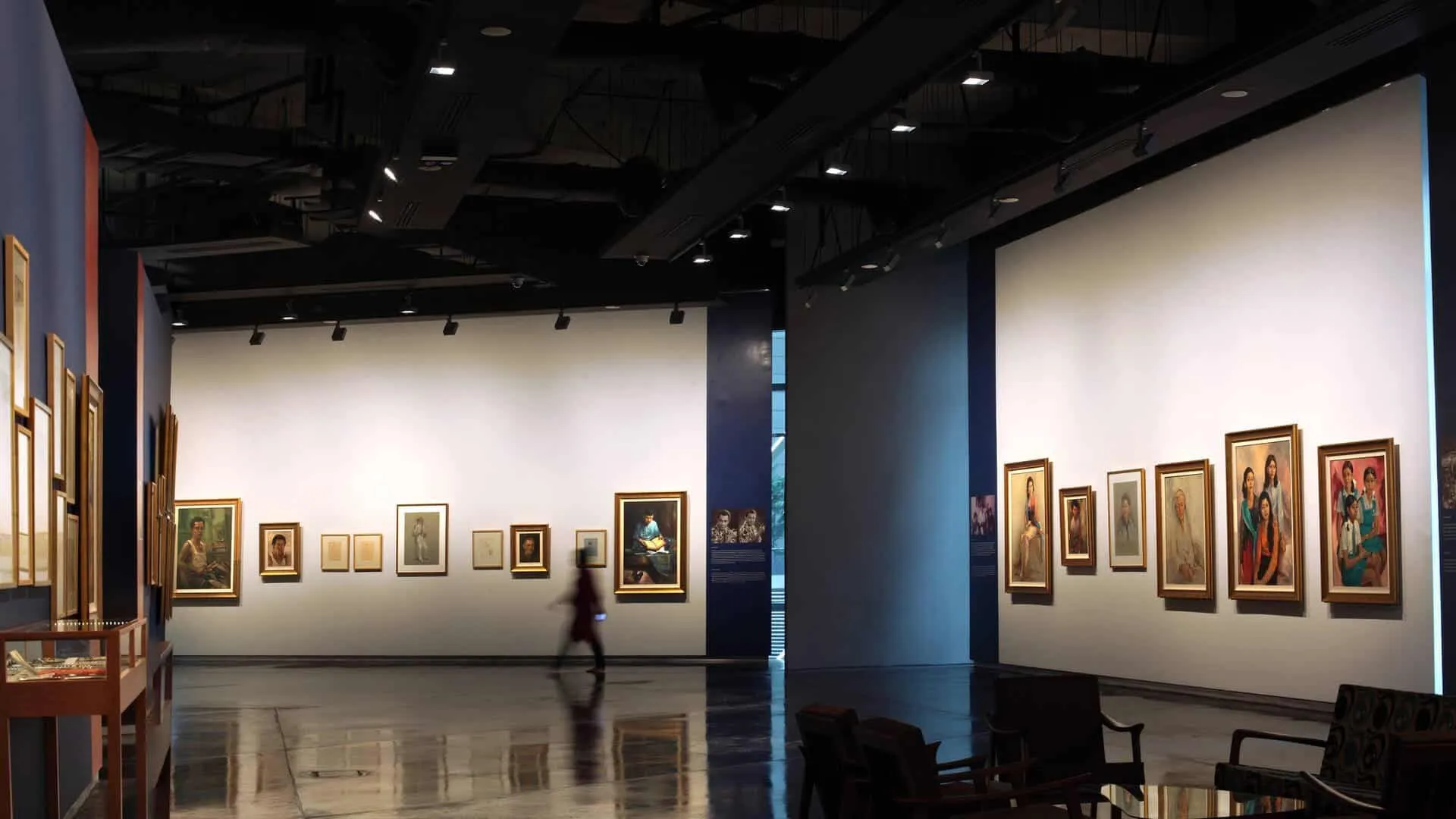 The interior display of Ilham Gallery