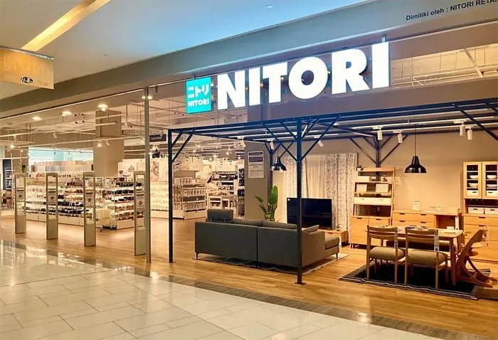 The entrance of Nitori of one of their first Outlets in Malaysia