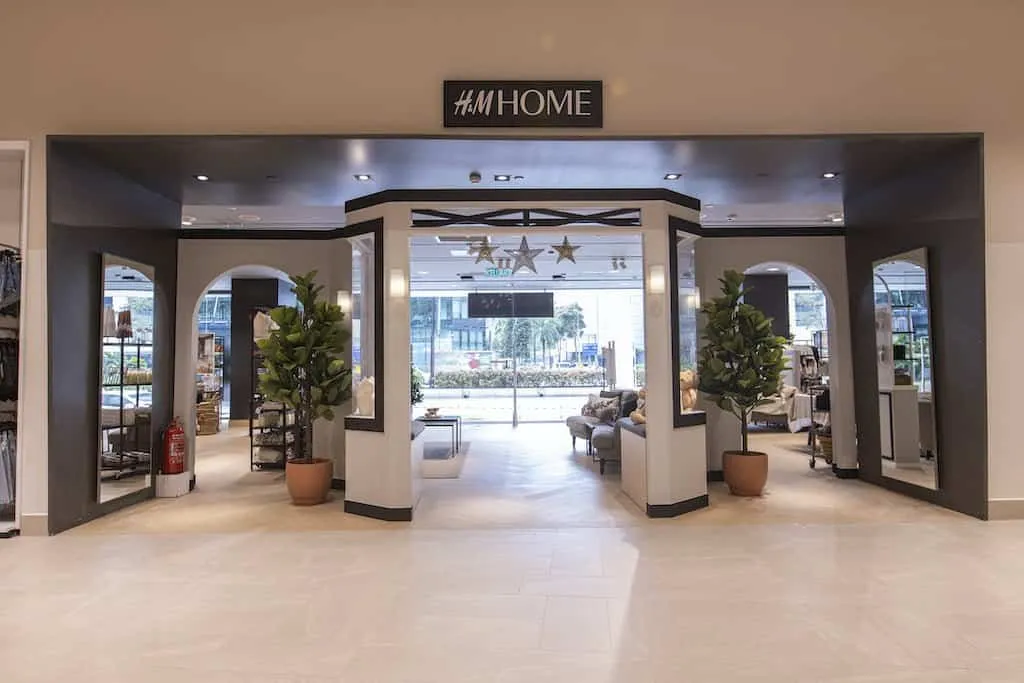 The insides of the H%M Home outlet in Avenue K