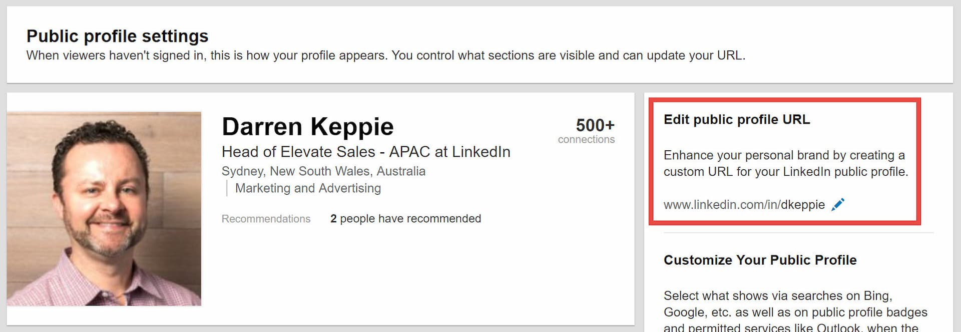 Darren Keppie-URL-Personalisation