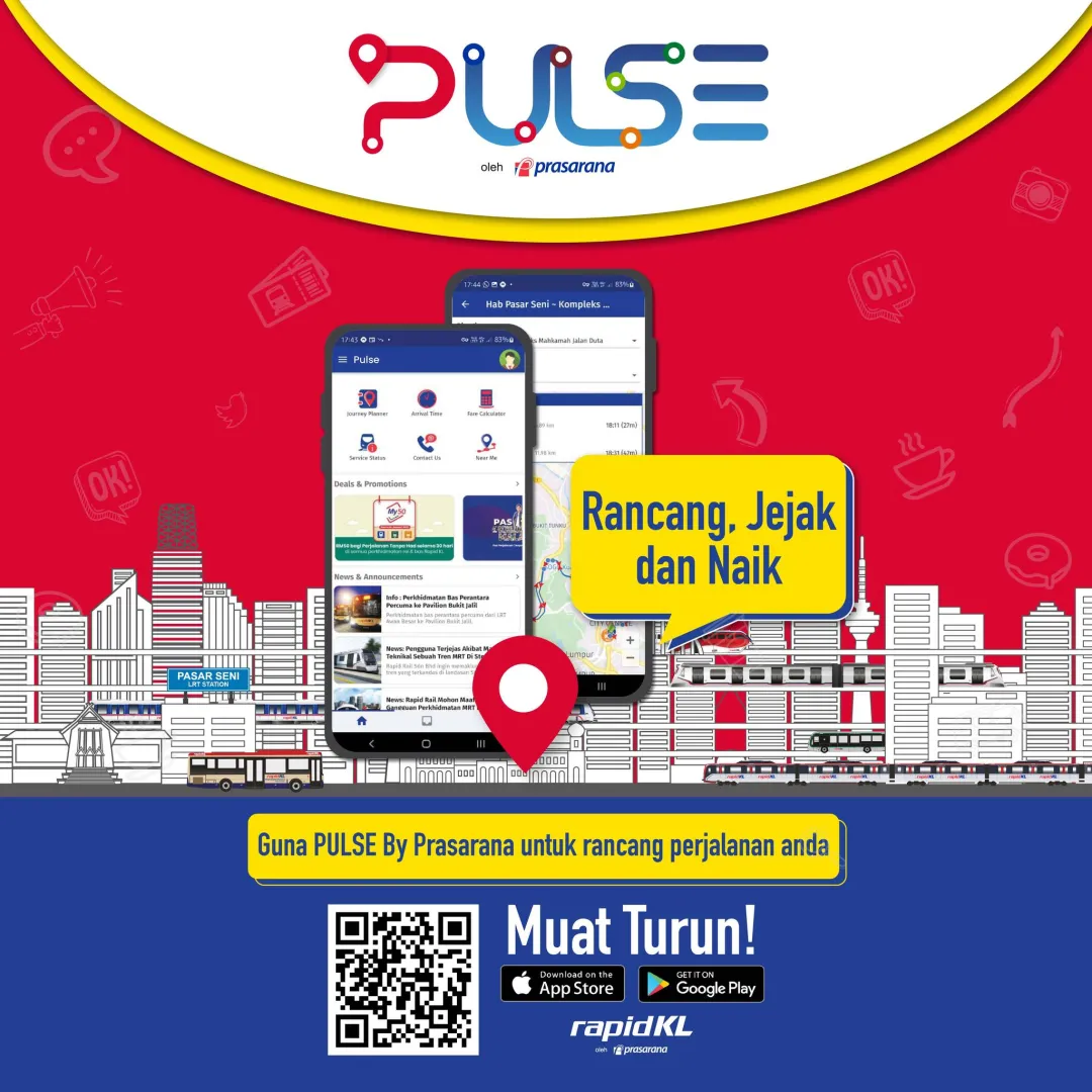 Prasarana's transportation apps