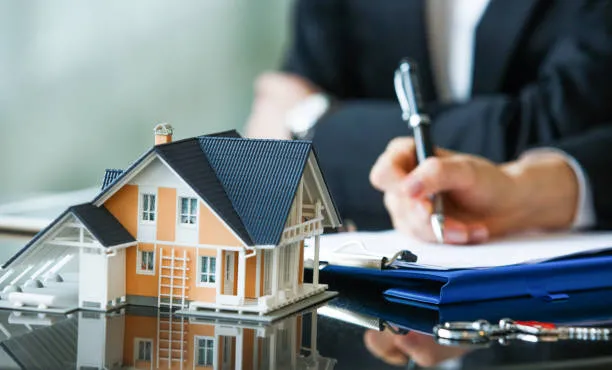 Contract, mortgage document,signing, writing, model home