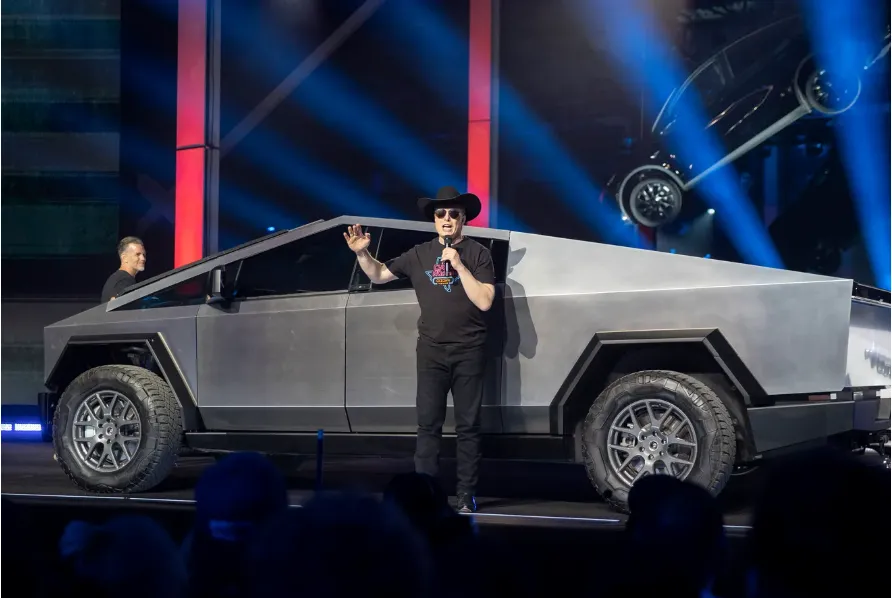 Elon Musk explaining about Tesla Cybertruck