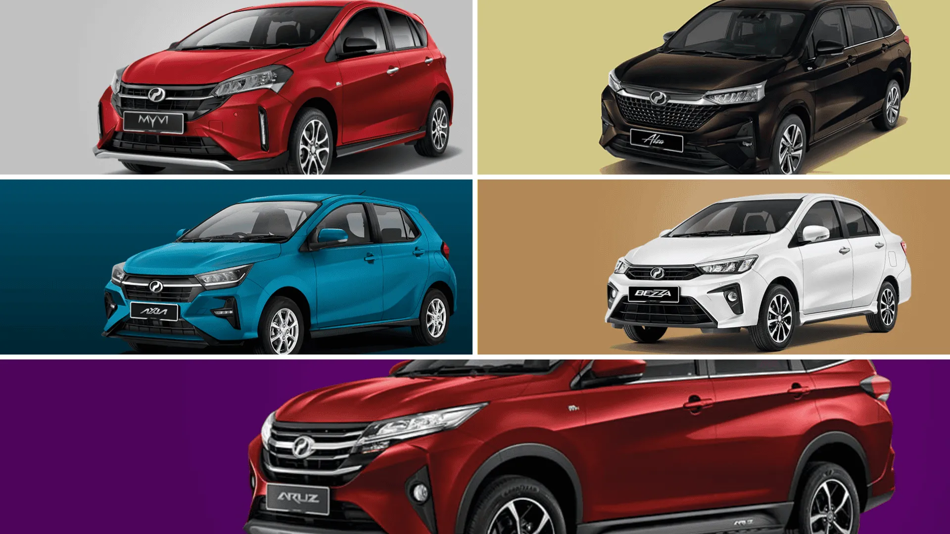 Perodua's car models