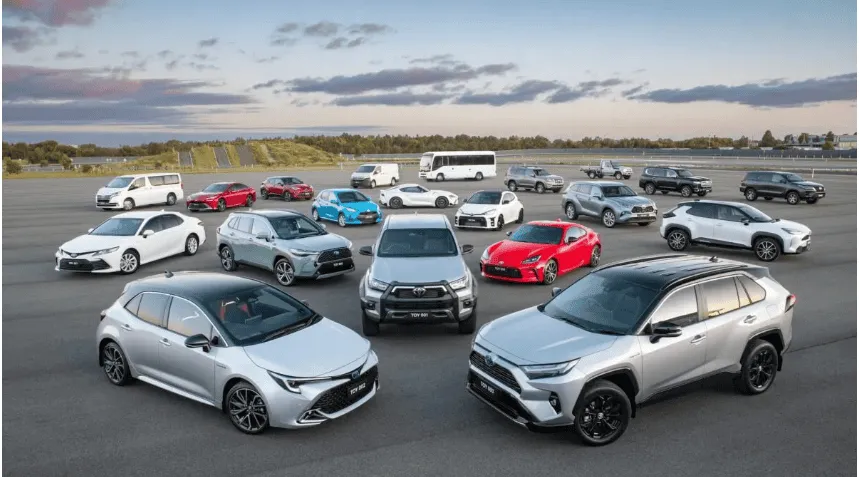 Toyota's car models