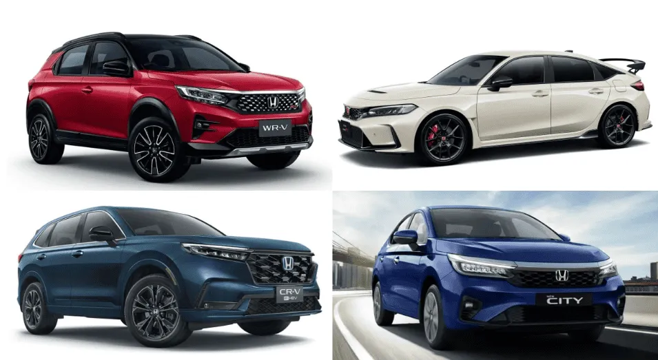 Honda's car models