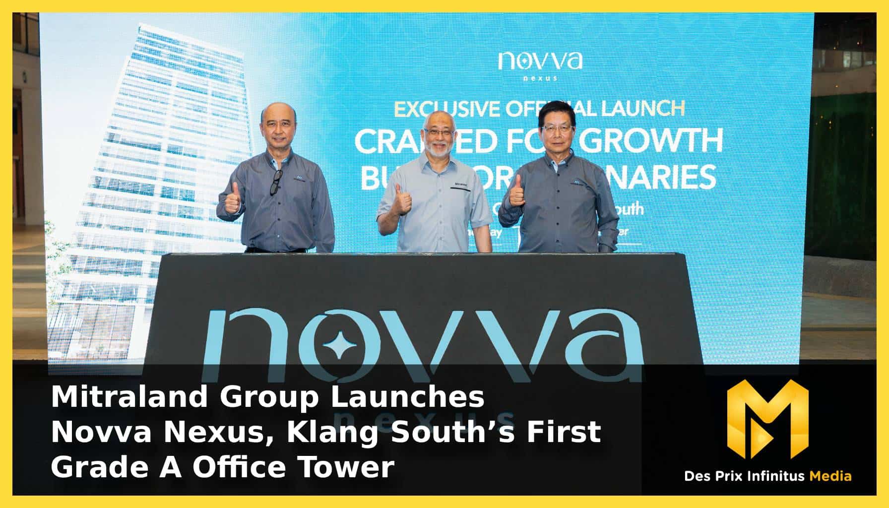 Mitraland Group Launches Novva Nexus, Klang South’s First Grade A Office Tower - Featured Image