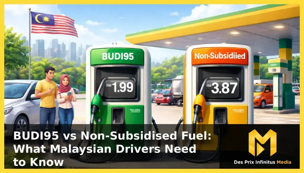 Budi95 vs non subsidised fuel comparison