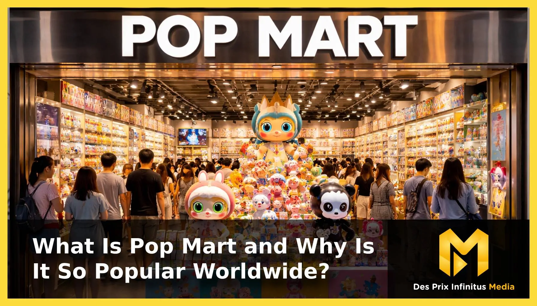 Featuring Pop Mart store