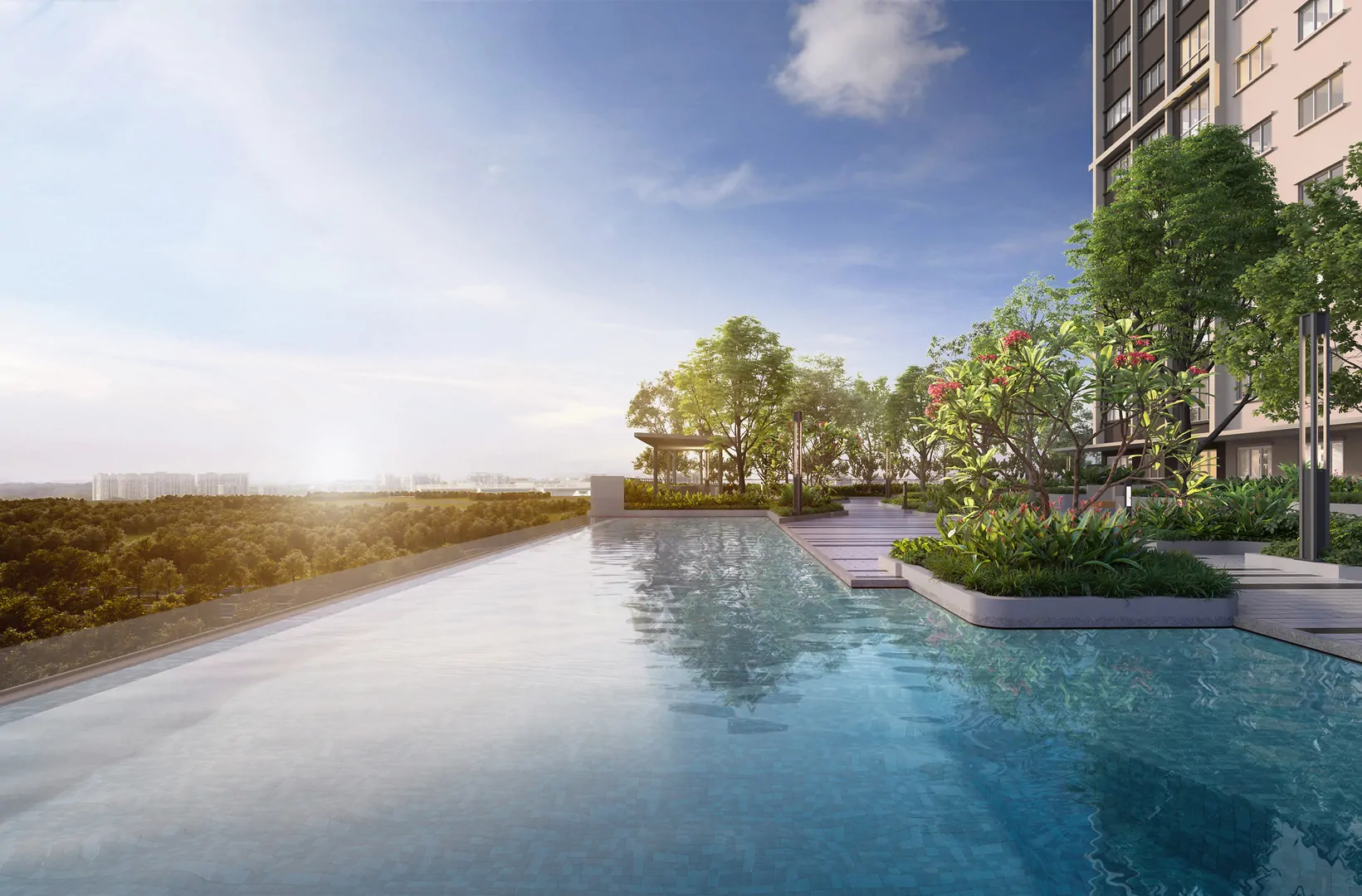 Maltons mutiara kempas swimming pool