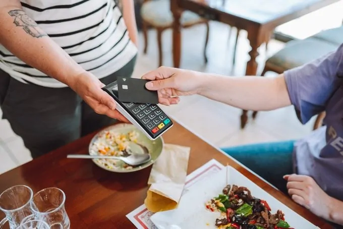 Paying for lunch