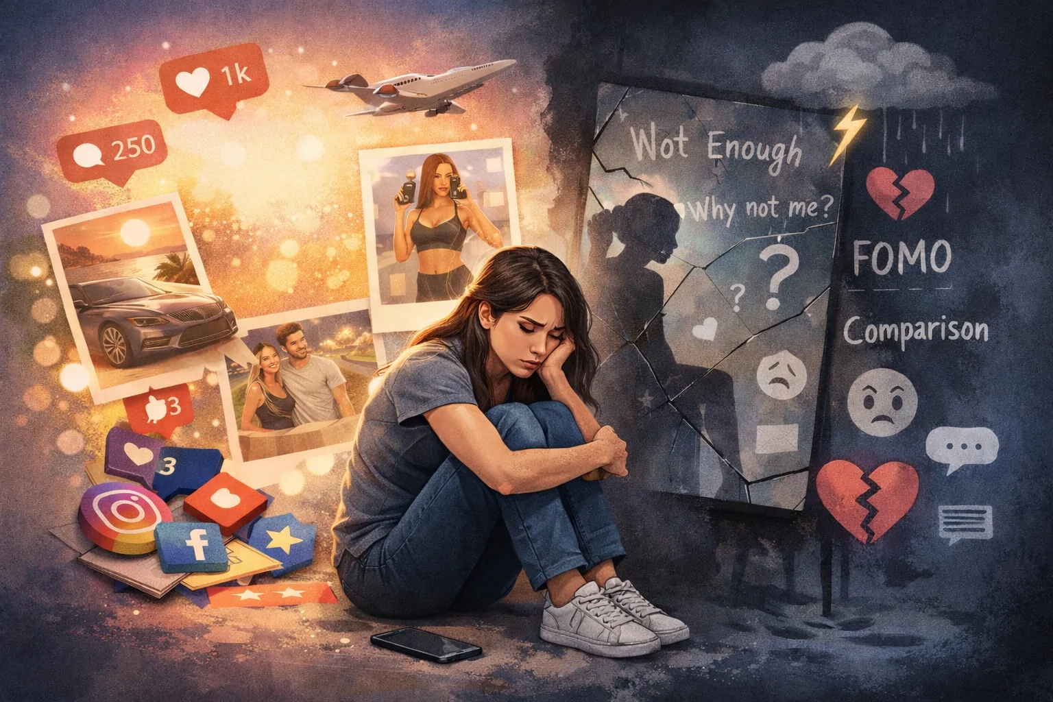 Comparison trap in the age of social media
