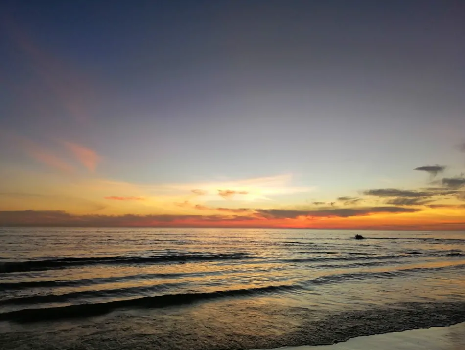 Sunset by Port dickson