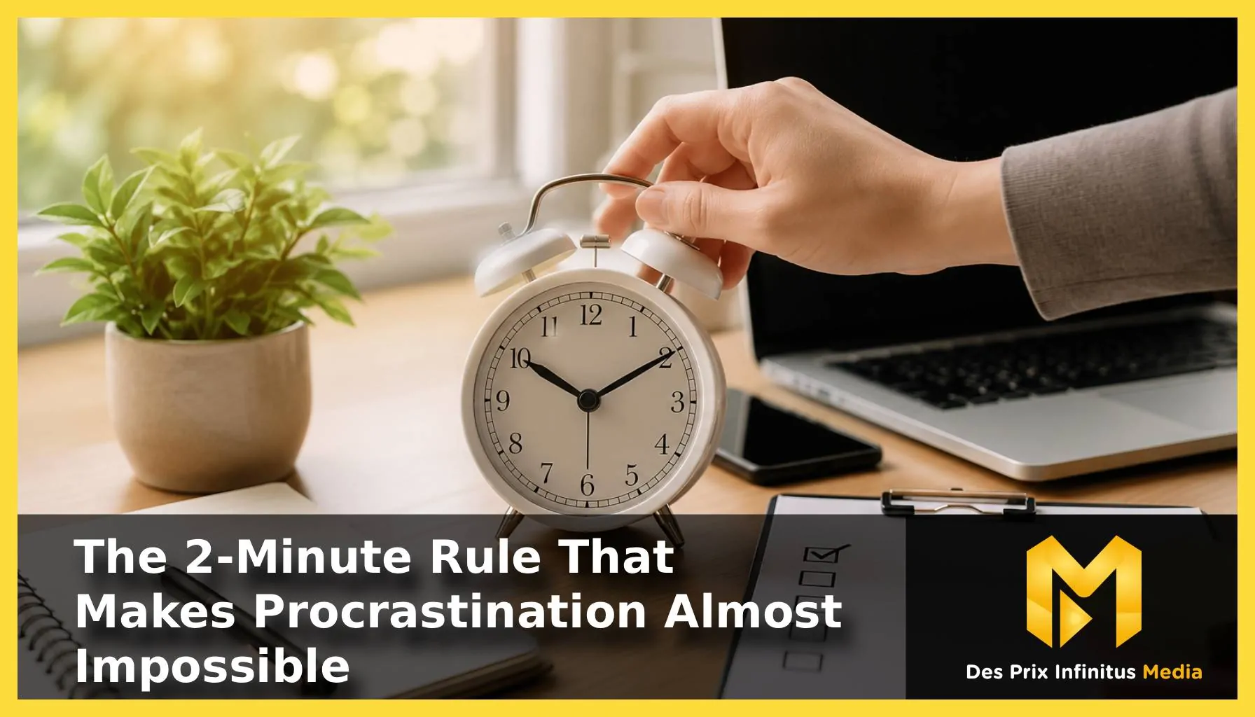 The 2 minute rule that makes procrastination almost impossible featured img