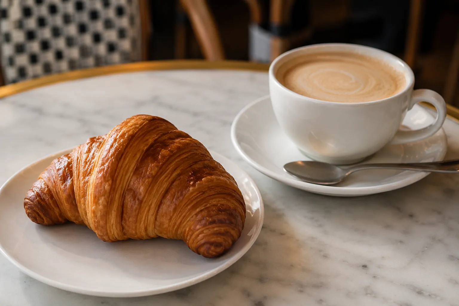 Croissant & Café au Lait