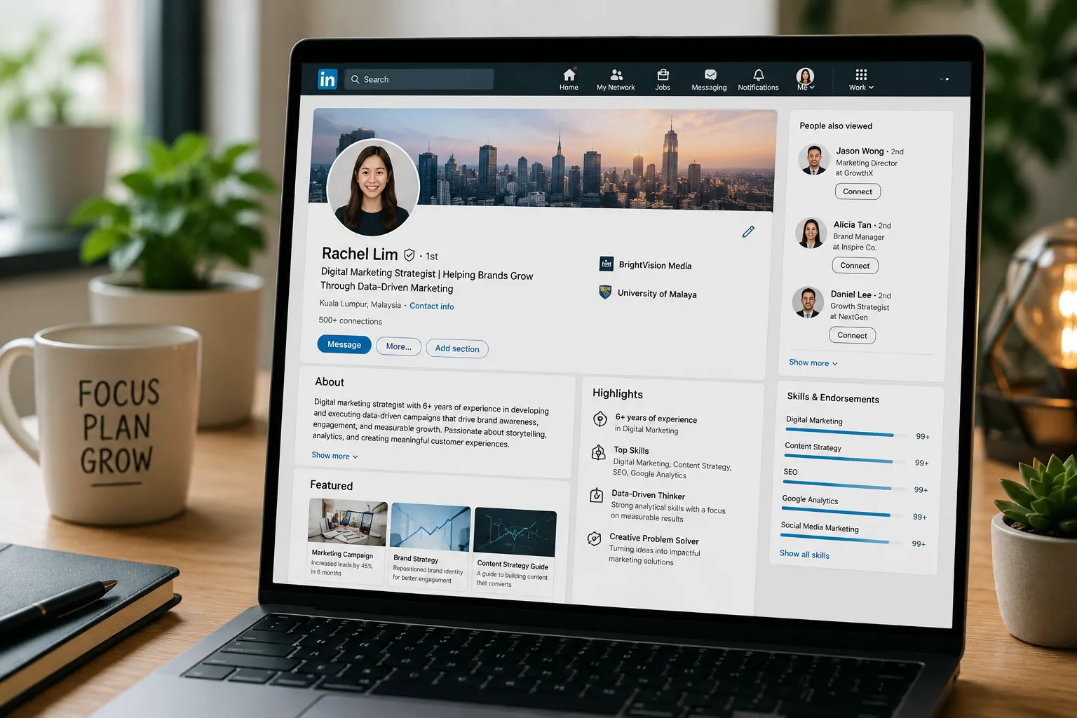 Perfect Linkedin profile