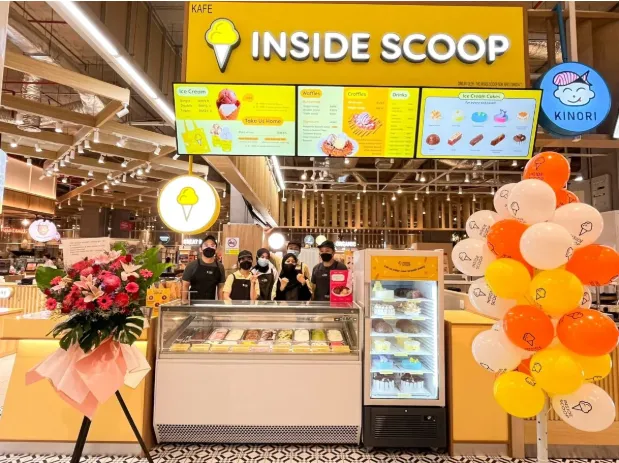 Inside Scoop store