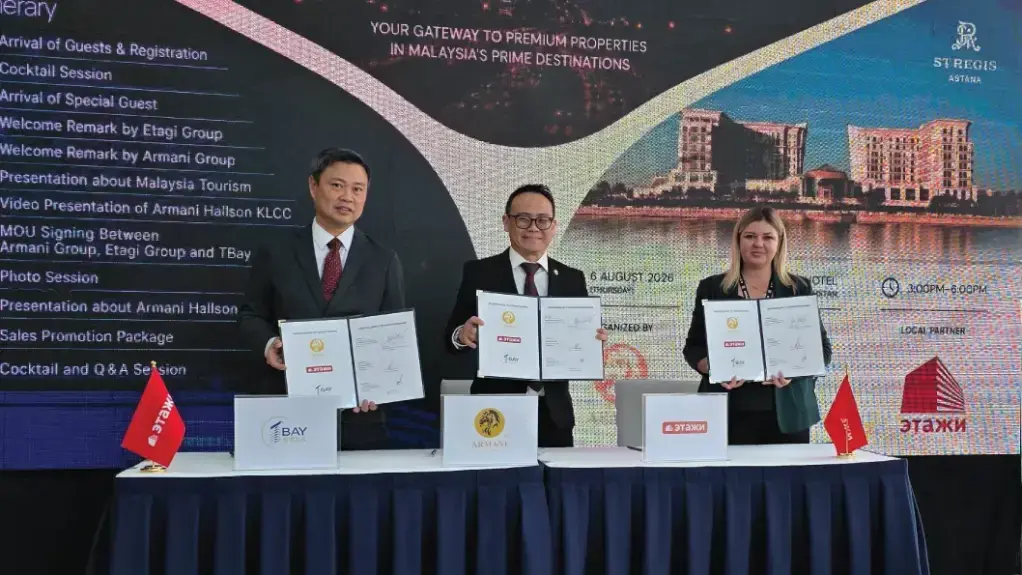 Armani group expands into kazakhstan through strategic partnership with tbay and etagi img