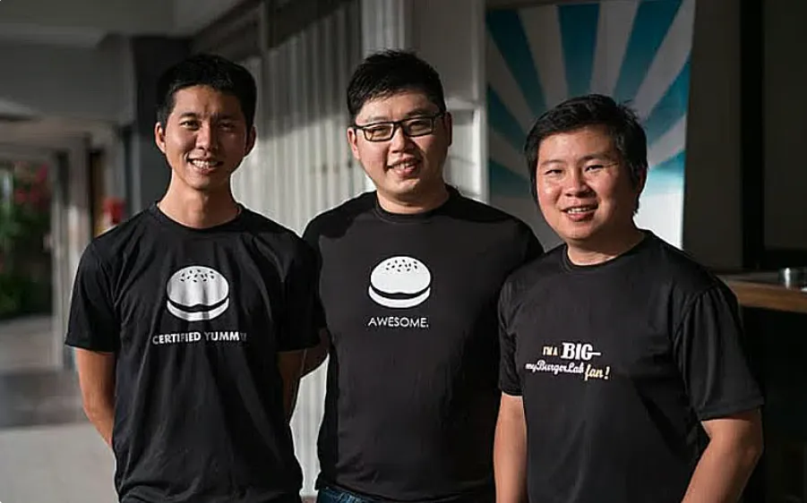 The founders of myBurgerLab.